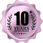 10-years stamp
