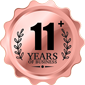 11-years stamp