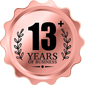 13-years stamp
