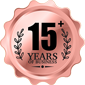 15-years stamp