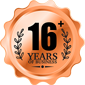 16-years stamp