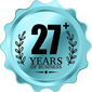 27-years stamp