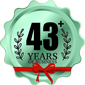 43-years stamp