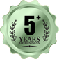 5-years stamp