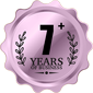 7 years Stamp